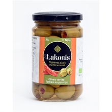 Olives vertes farcies au poivron B320